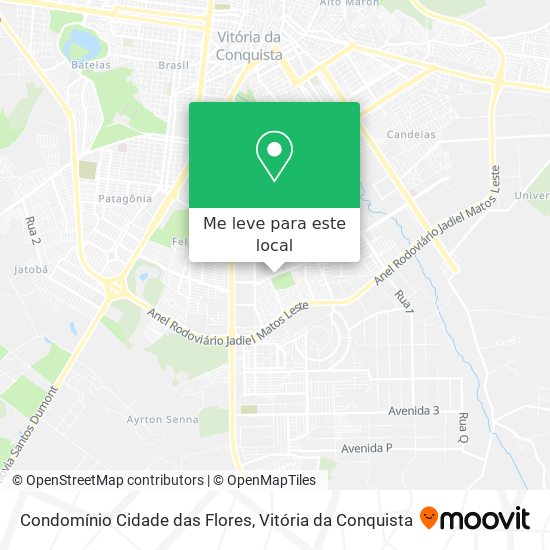 Condomínio Cidade das Flores mapa
