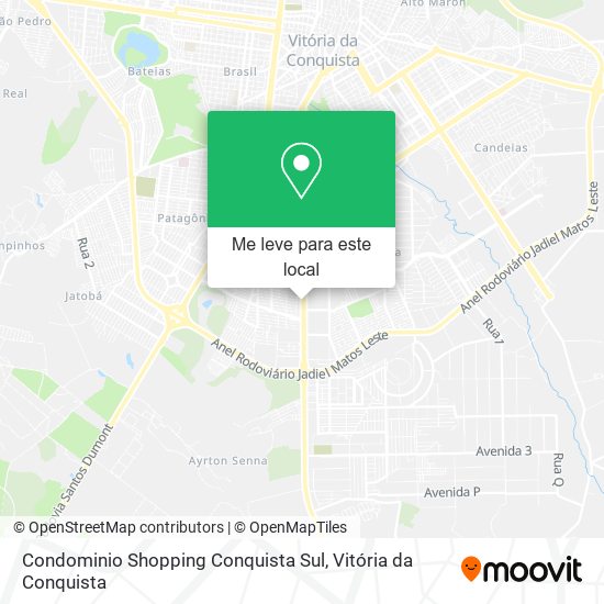 Condominio Shopping Conquista Sul mapa