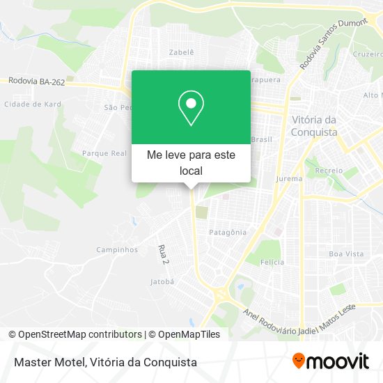 Master Motel mapa