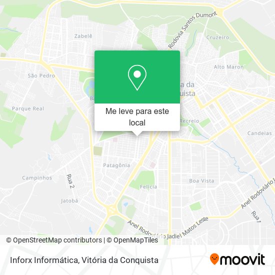 Inforx Informática mapa