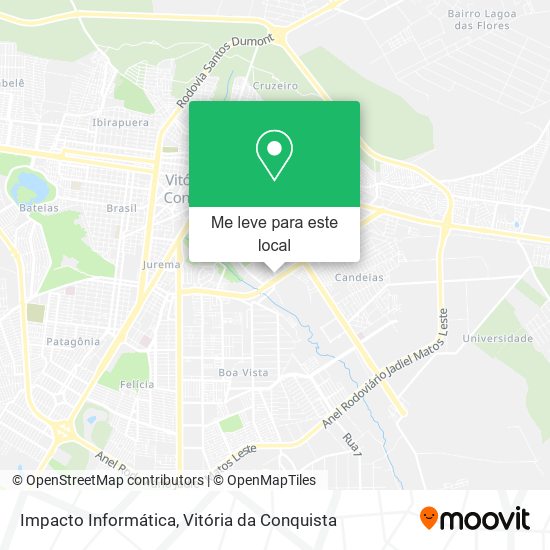 Impacto Informática mapa