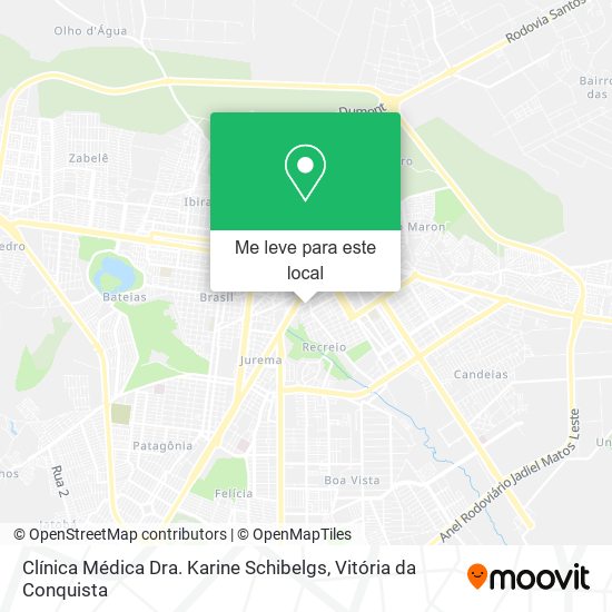 Clínica Médica Dra. Karine Schibelgs mapa