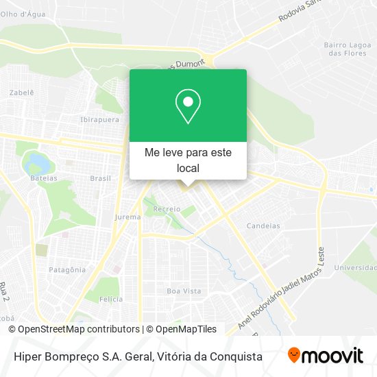 Hiper Bompreço S.A. Geral mapa