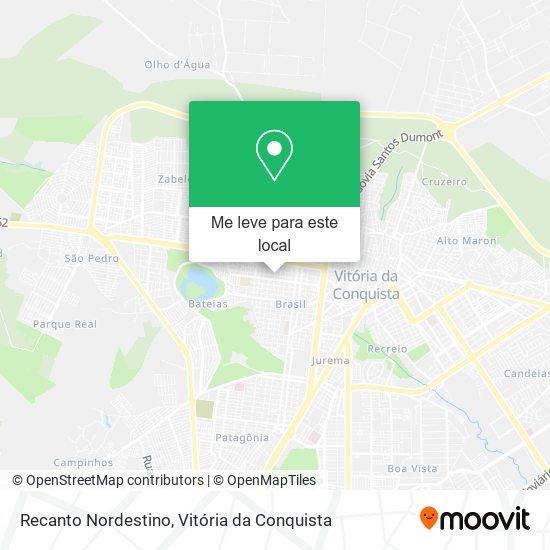 Recanto Nordestino mapa