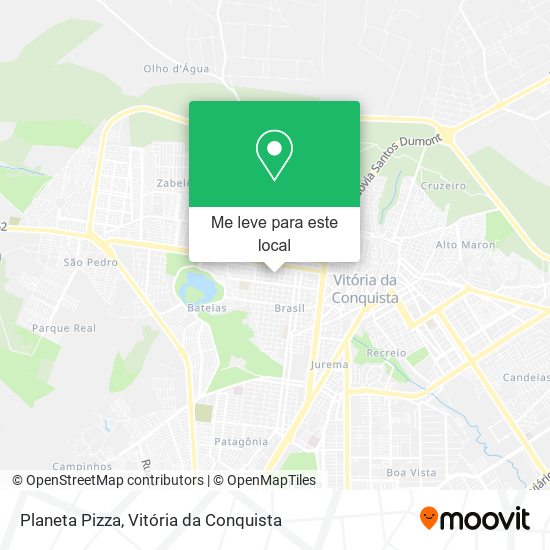 Planeta Pizza mapa