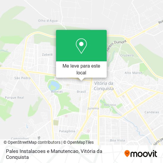 Pales Instalacoes e Manutencao mapa