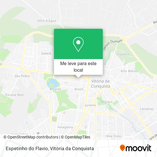 Espetinho do Flavio mapa