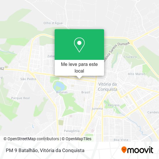 PM 9 Batalhão mapa