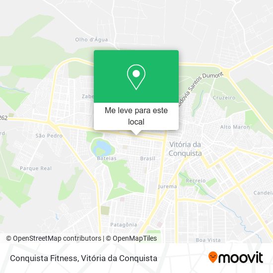 Conquista Fitness mapa