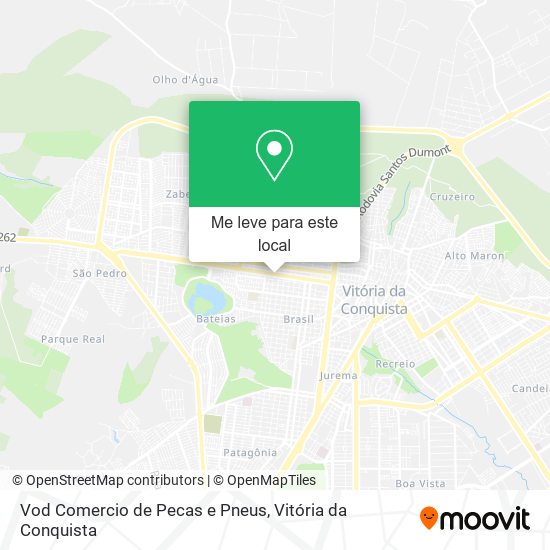 Vod Comercio de Pecas e Pneus mapa