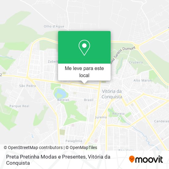 Preta Pretinha Modas e Presentes mapa