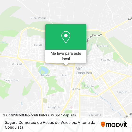 Sagera Comercio de Pecas de Veiculos mapa