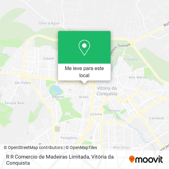 R R Comercio de Madeiras Limitada mapa