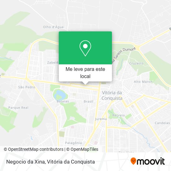 Negocio da Xina mapa