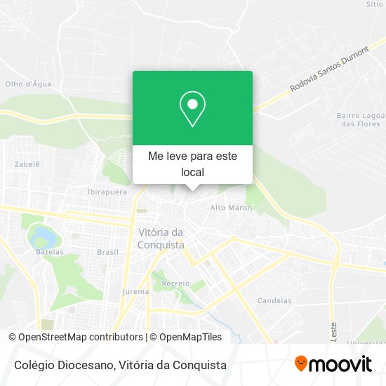 Colégio Diocesano mapa