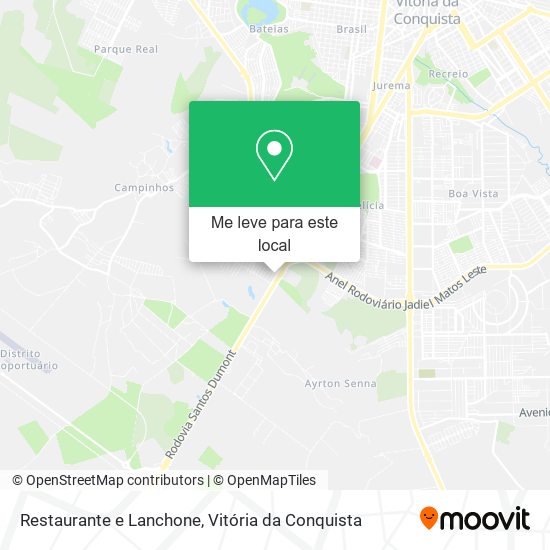 Restaurante e Lanchone mapa