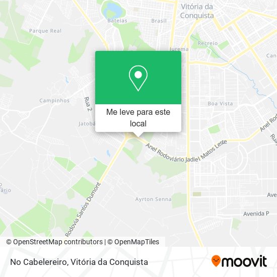 No Cabelereiro mapa