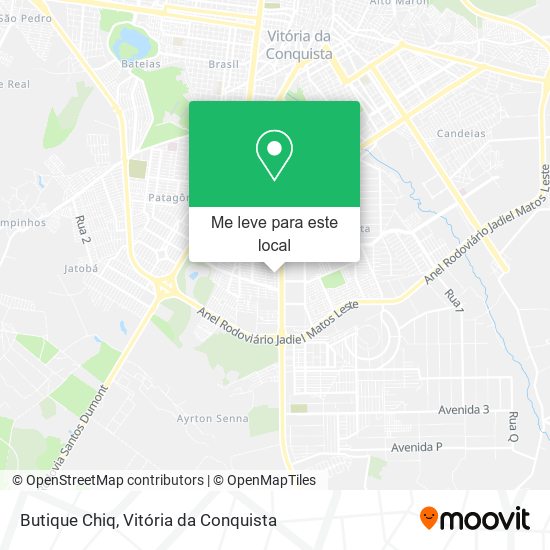 Butique Chiq mapa