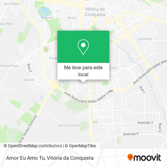 Amor Eu Amo Tu mapa