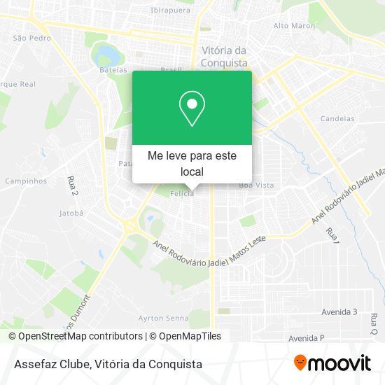 Assefaz Clube mapa