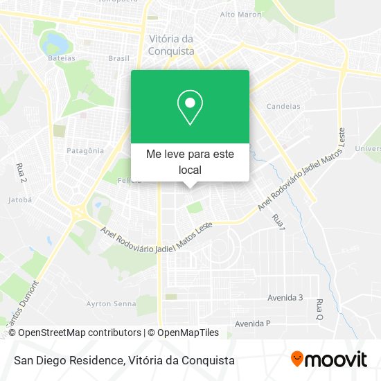 San Diego Residence mapa