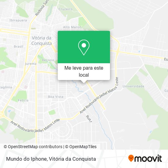 Mundo do Iphone mapa