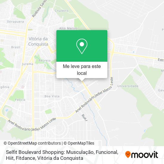 Selfit Boulevard Shopping: Musculação, Funcional, Hiit, Fitdance mapa