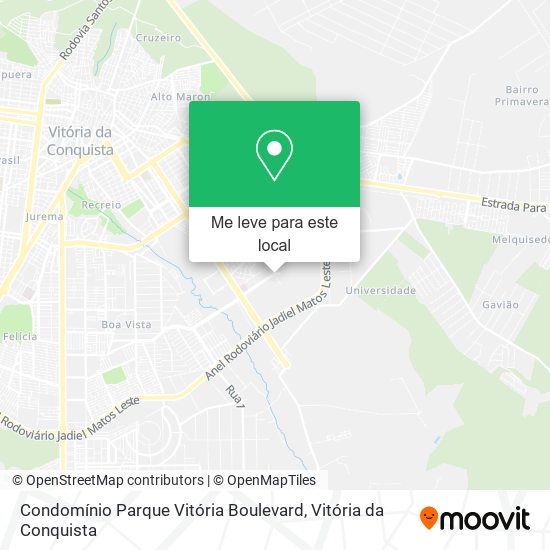 Condomínio Parque Vitória Boulevard mapa