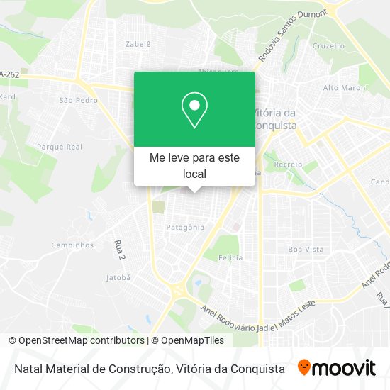 Natal Material de Construção mapa