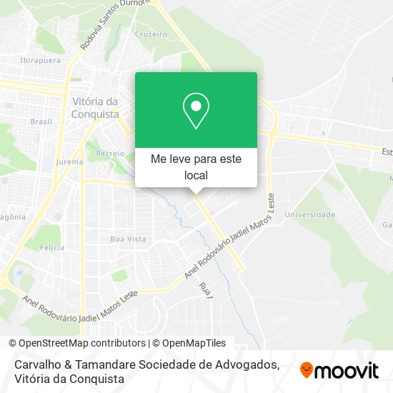 Carvalho & Tamandare Sociedade de Advogados mapa
