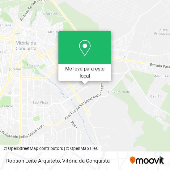 Robson Leite Arquiteto mapa