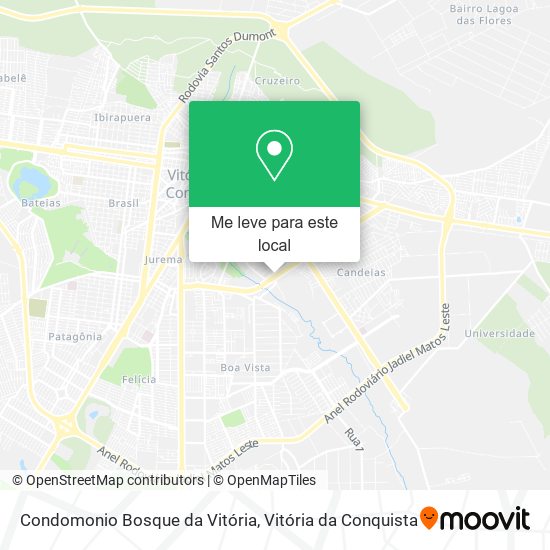 Condomonio Bosque da Vitória mapa