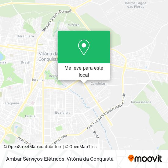 Ambar Serviços Elétricos mapa