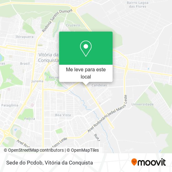 Sede do Pcdob mapa