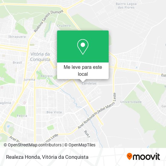 Realeza Honda mapa