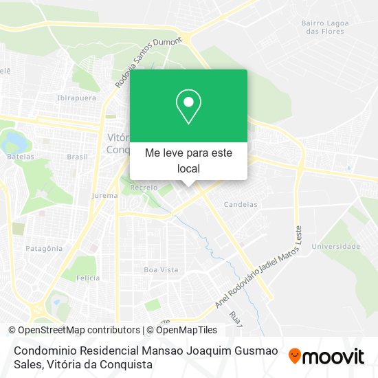 Condominio Residencial Mansao Joaquim Gusmao Sales mapa