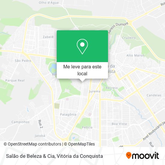 Salão de Beleza & Cia mapa