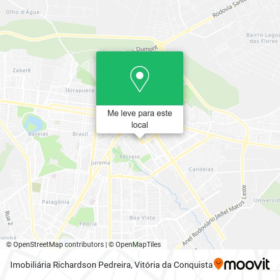 Imobiliária Richardson Pedreira mapa