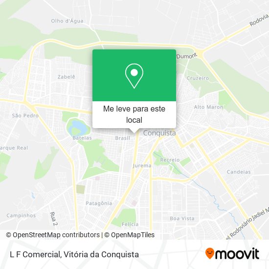 L F Comercial mapa