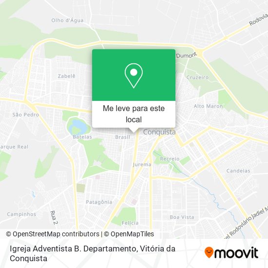 Igreja Adventista B. Departamento mapa