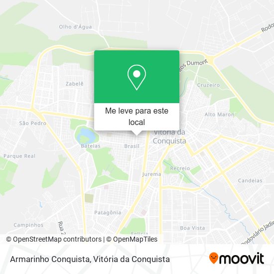 Armarinho Conquista mapa