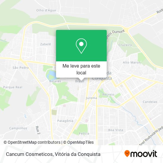 Cancum Cosmeticos mapa