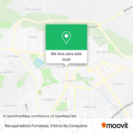 Recuperadora Fortaleza mapa