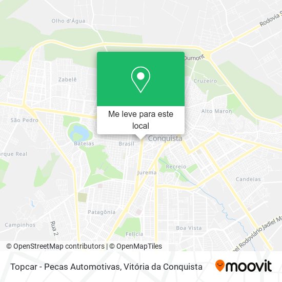 Topcar - Pecas Automotivas mapa