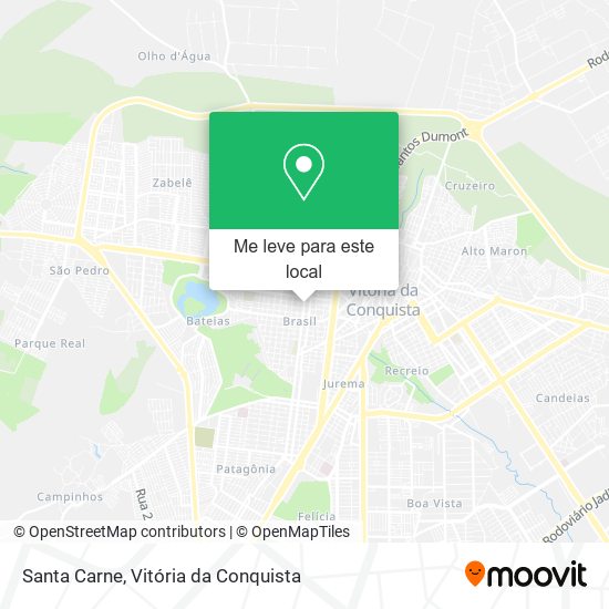 Santa Carne mapa