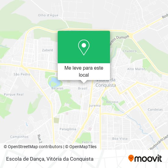 Escola de Dança mapa