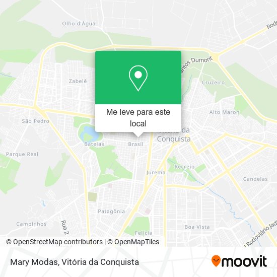 Mary Modas mapa