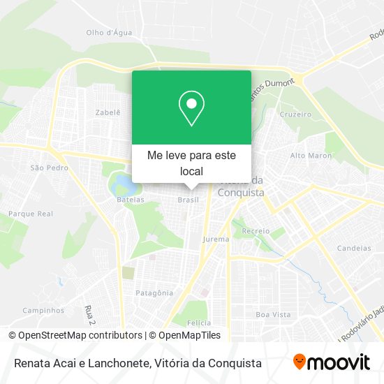 Renata Acai e Lanchonete mapa