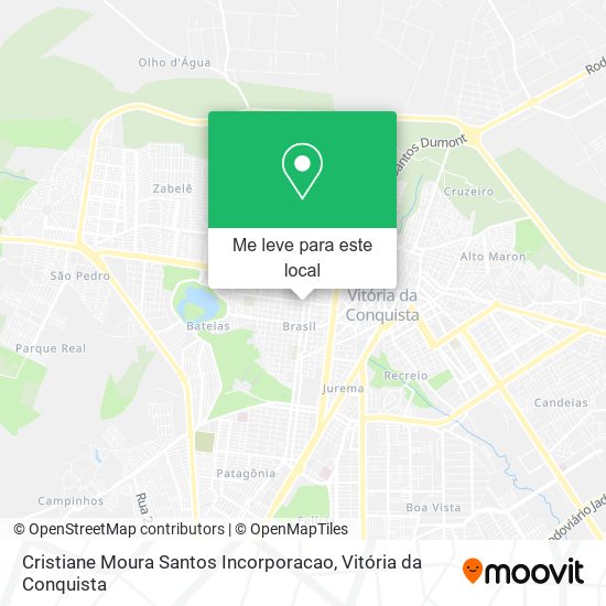 Cristiane Moura Santos Incorporacao mapa