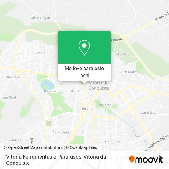 Vitoria Ferramentas e Parafusos mapa